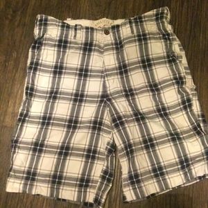 Hollister plaid shorts